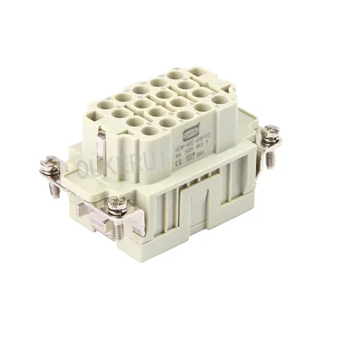EE 18 Pin Heavy Duty Konektore Eme Txertatzea